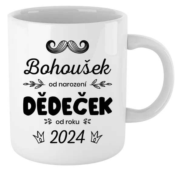 Hrnek Jméno od narození, dědeček od roku