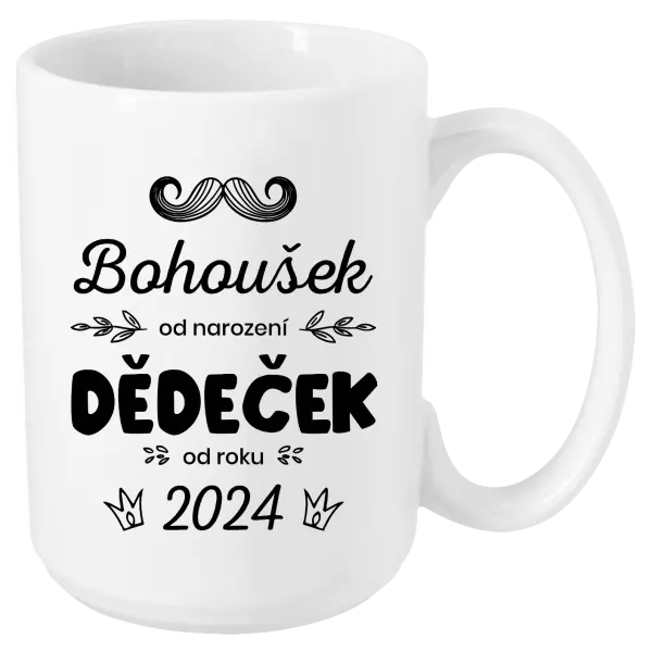 Hrnek Jméno od narození, dědeček od roku