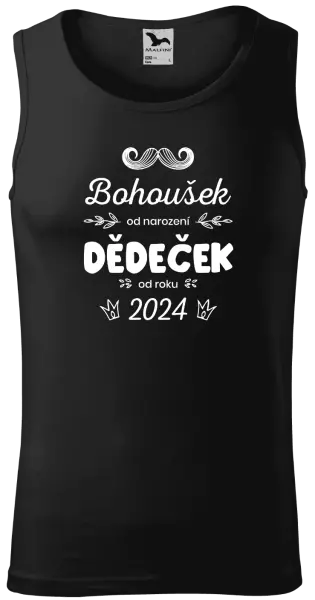Pánské tílko Jméno od narození, dědeček od roku
