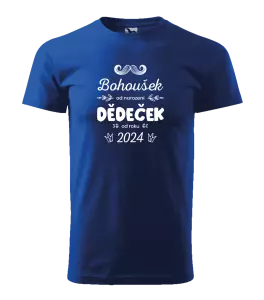 Pánské tričko Jméno od narození, dědeček od roku