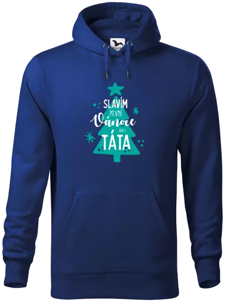 Pánská mikina Slavím první Vánoce jako táta