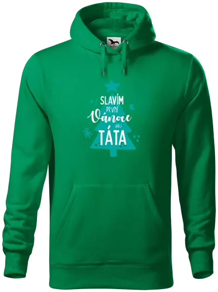 Pánská mikina Slavím první Vánoce jako táta