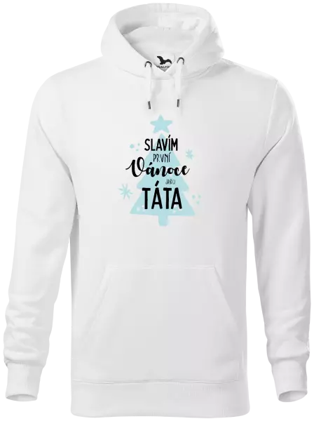 Pánská mikina Slavím první Vánoce jako táta