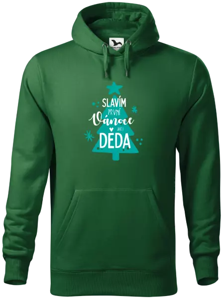 Pánská mikina Slavím první Vánoce jako děda