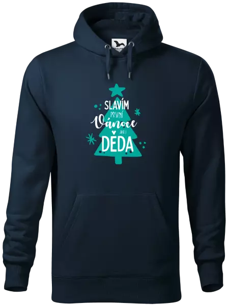 Pánská mikina Slavím první Vánoce jako děda