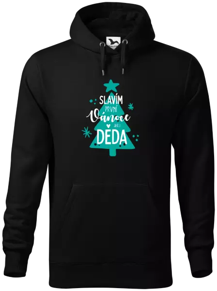 Pánská mikina Slavím první Vánoce jako děda