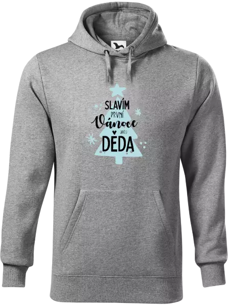 Pánská mikina Slavím první Vánoce jako děda