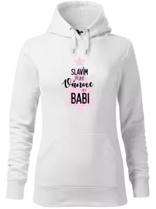 Dámská vánoční mikina Slavím první Vánoce jako babi