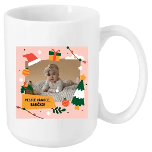 Vánoční hrnek Veselé vánoce - kresby s věnováním