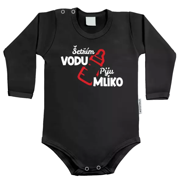 Dětské body Šetřím vodu, piju mlíko