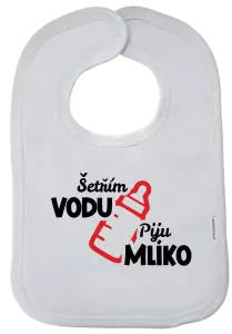 Dětský bryndák Šetřím vodu, piju mlíko