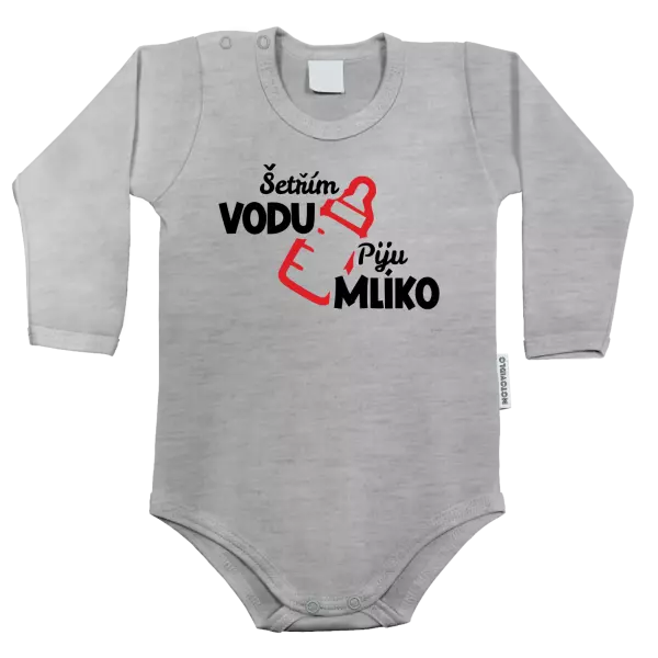 Dětské body Šetřím vodu, piju mlíko