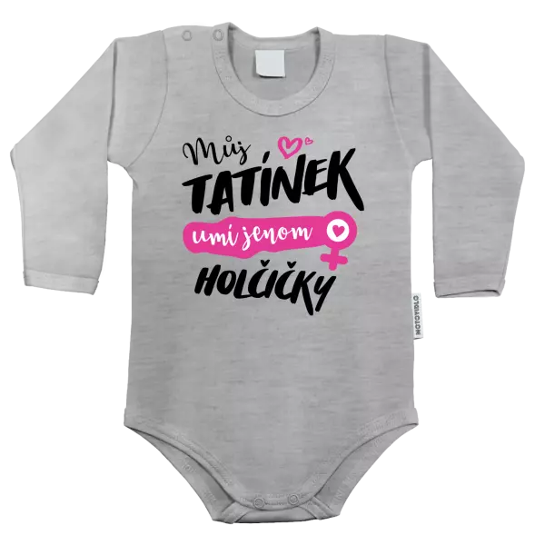 Dětské body Můj tatínek umí jenom holčičky