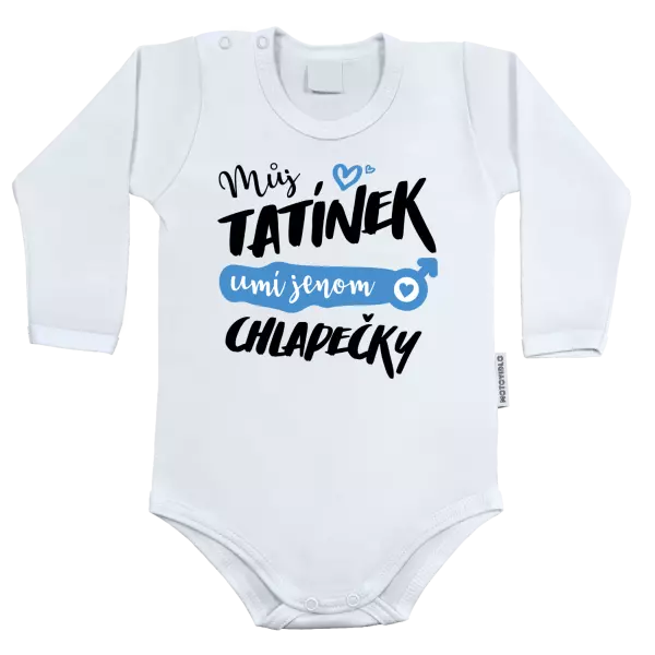 Dětské body Můj tatínek umí jenom chlapečky