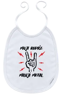 Dětský bryndák Moji rodiče milují metal