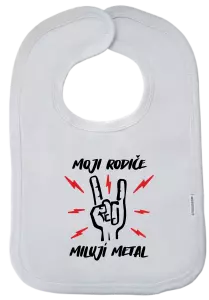 Dětský bryndák Moji rodiče milují metal