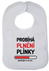 Dětský bryndák Probíhá plnění plínky