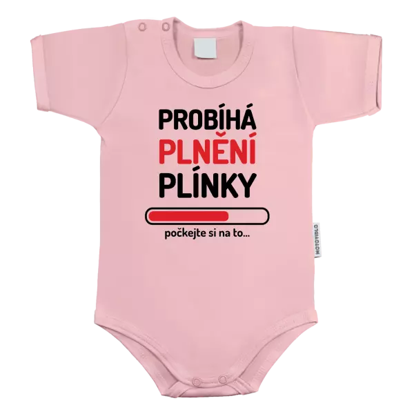 Dětské body Probíhá plnění plínky