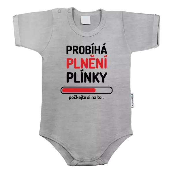 Dětské body Probíhá plnění plínky