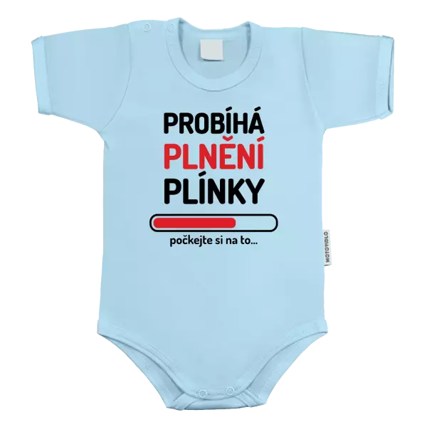 Dětské body Probíhá plnění plínky