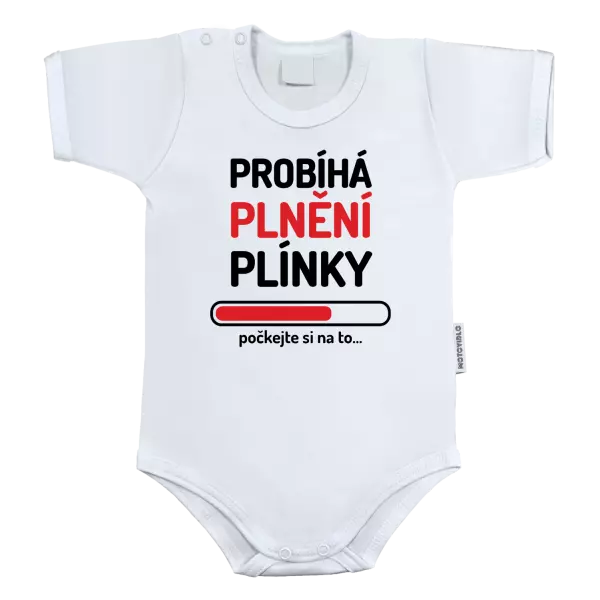Dětské body Probíhá plnění plínky