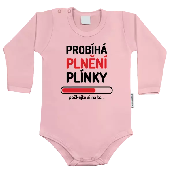 Dětské body Probíhá plnění plínky