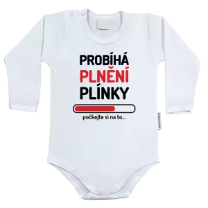 Dětské body Probíhá plnění plínky