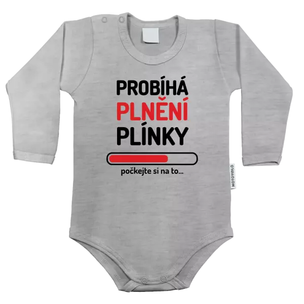Dětské body Probíhá plnění plínky