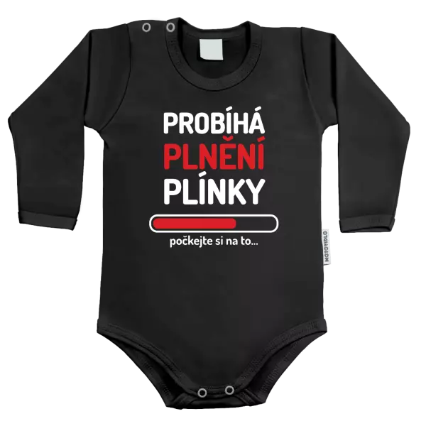 Dětské body Probíhá plnění plínky
