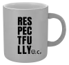 Metalický hrnek Respectfully