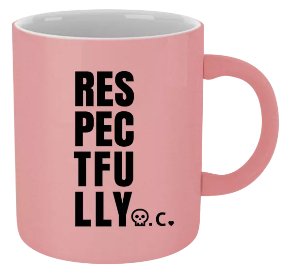 Metalický hrnek Respectfully