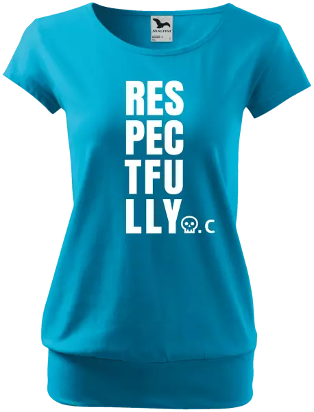 Dámské tričko Respectfully