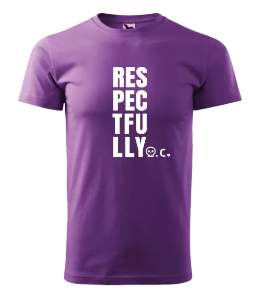 Pánské tričko Respectfully