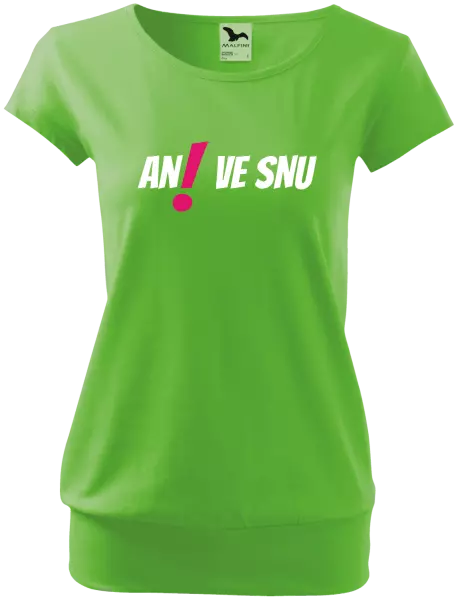 Dámské tričko Ani ve snu