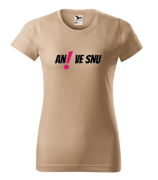 Dámské tričko Ani ve snu