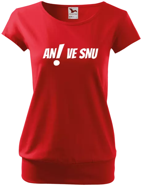 Dámské tričko Ani ve snu