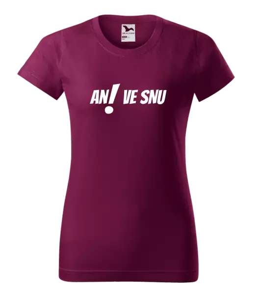Dámské tričko Ani ve snu