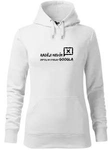 Dámská mikina Raději nevím, zeptej se strejdy Googla