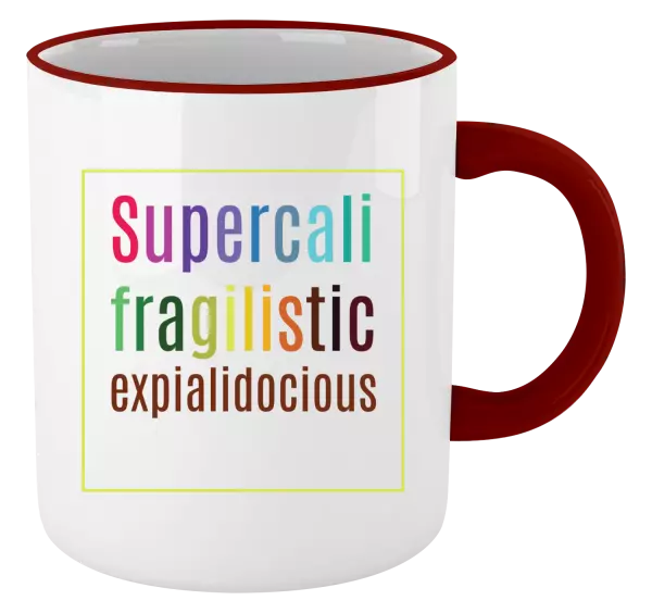 Hrnek Supercalifragilisticexpialidocious