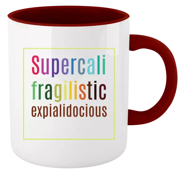 Hrnek Supercalifragilisticexpialidocious