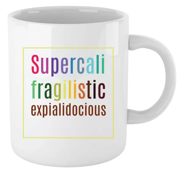Hrnek Supercalifragilisticexpialidocious