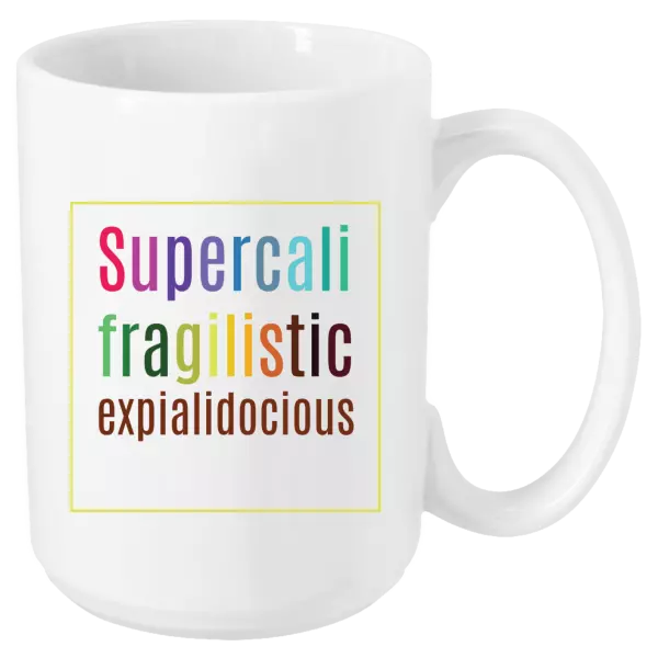 Hrnek Supercalifragilisticexpialidocious