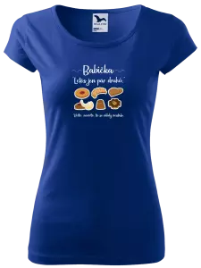 Dámské vánoční tričko Babička - letos jen pár druhů