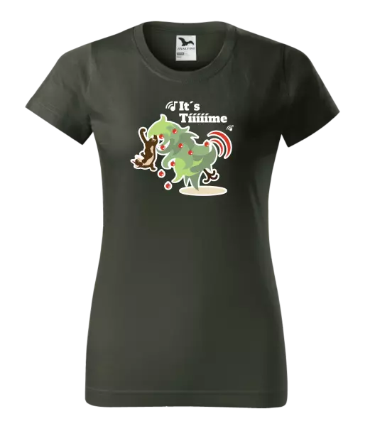 Dámské vánoční tričko It's Tíííííme