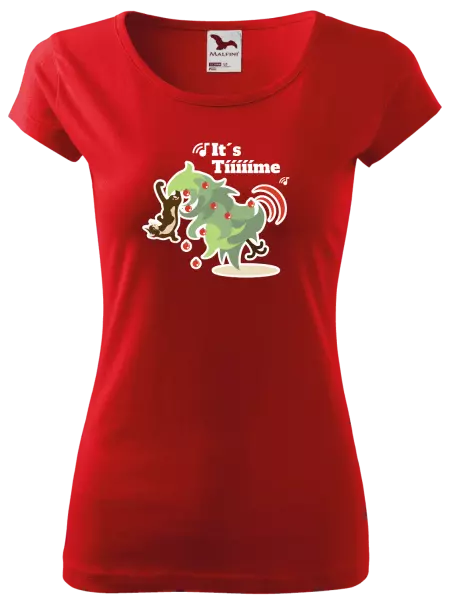 Dámské vánoční tričko It's Tíííííme