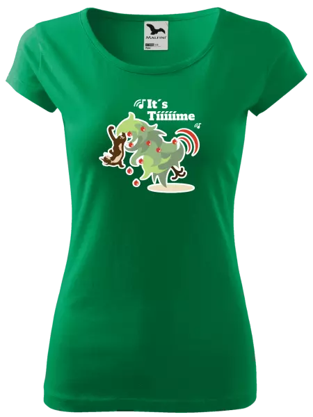 Dámské vánoční tričko It's Tíííííme