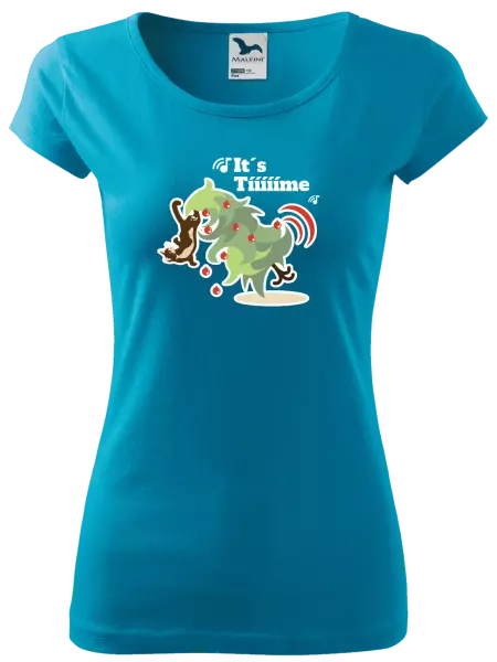 Dámské vánoční tričko It's Tíííííme