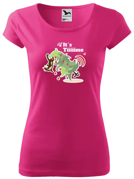 Dámské vánoční tričko It's Tíííííme