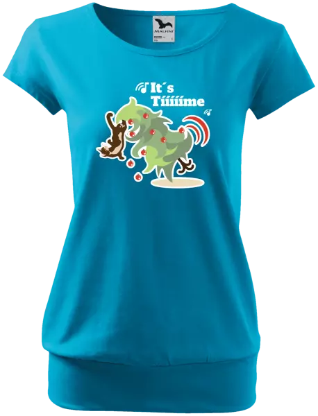 Dámské vánoční tričko It's Tíííííme