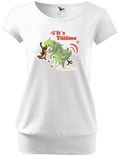 Dámské vánoční tričko It's Tíííííme